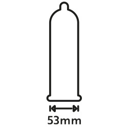 Secura Condoms Préservatifs perlés Extra Fun 53mm x12